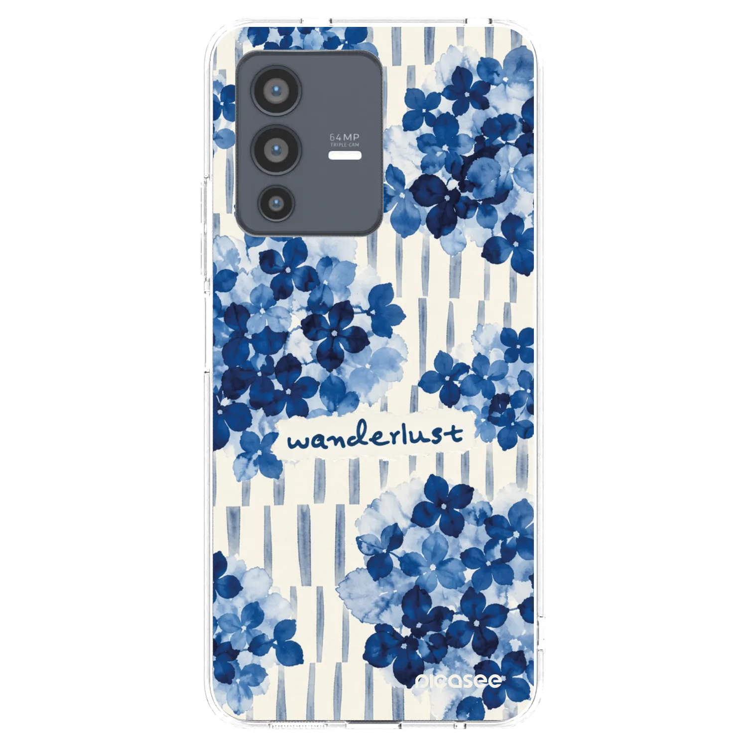 Picasee Vivo V23 5G Hülle - Transparentes Silikon - Azorea
