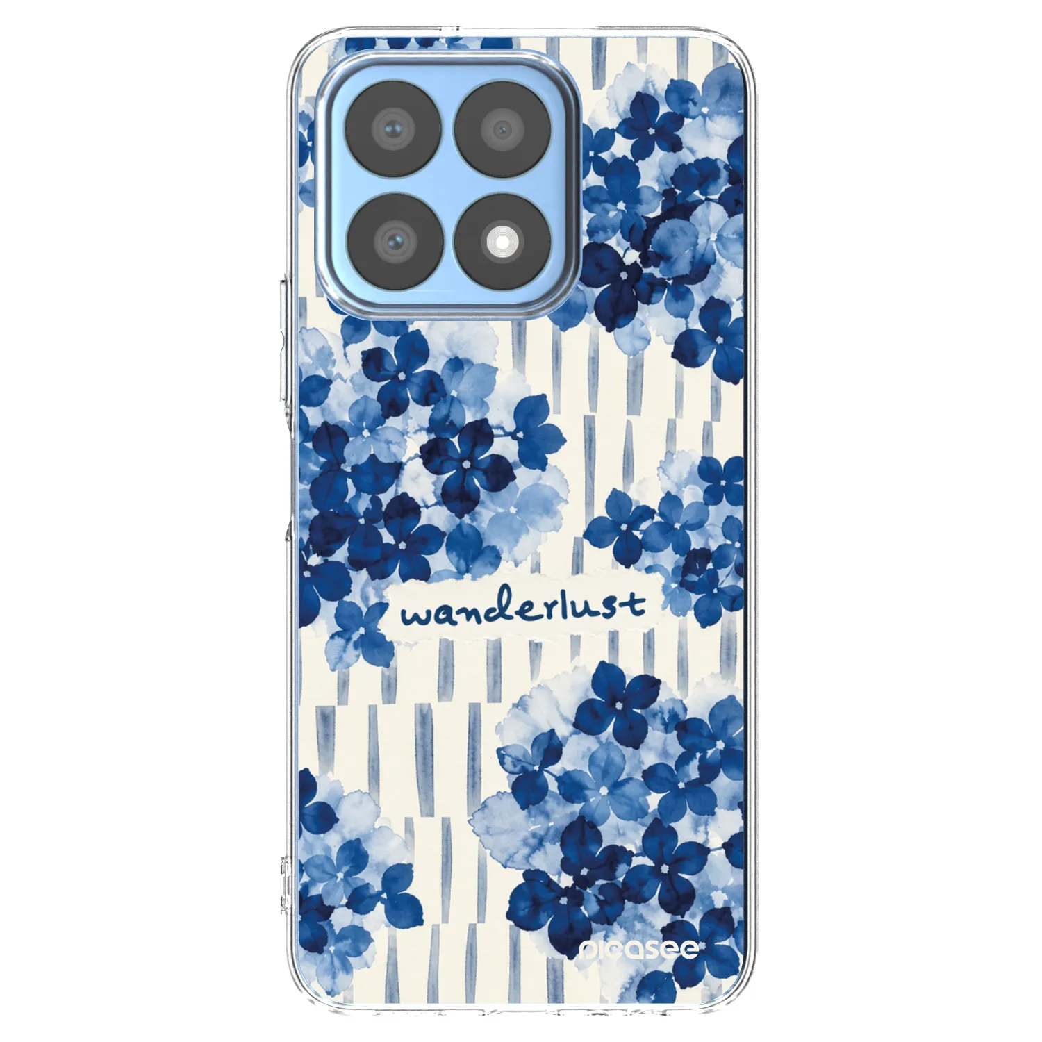 Picasee Honor X8a Hülle - Transparentes Silikon - Azorea
