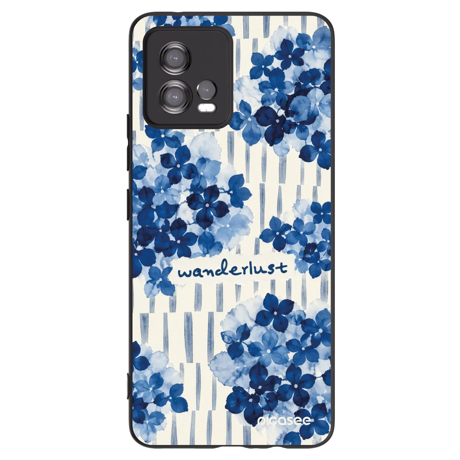 Picasee Motorola Moto G72 Hülle - Schwarzes Silikon - Azorea