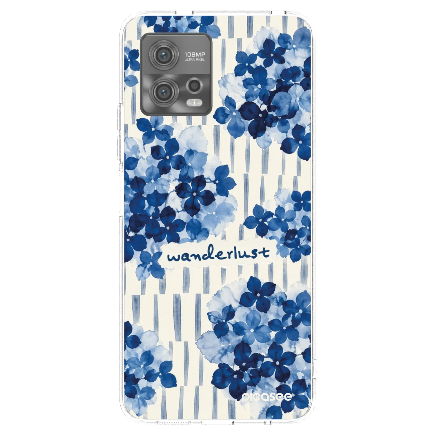 Picasee Motorola Moto G72 Hülle - Transparentes Silikon - Azorea