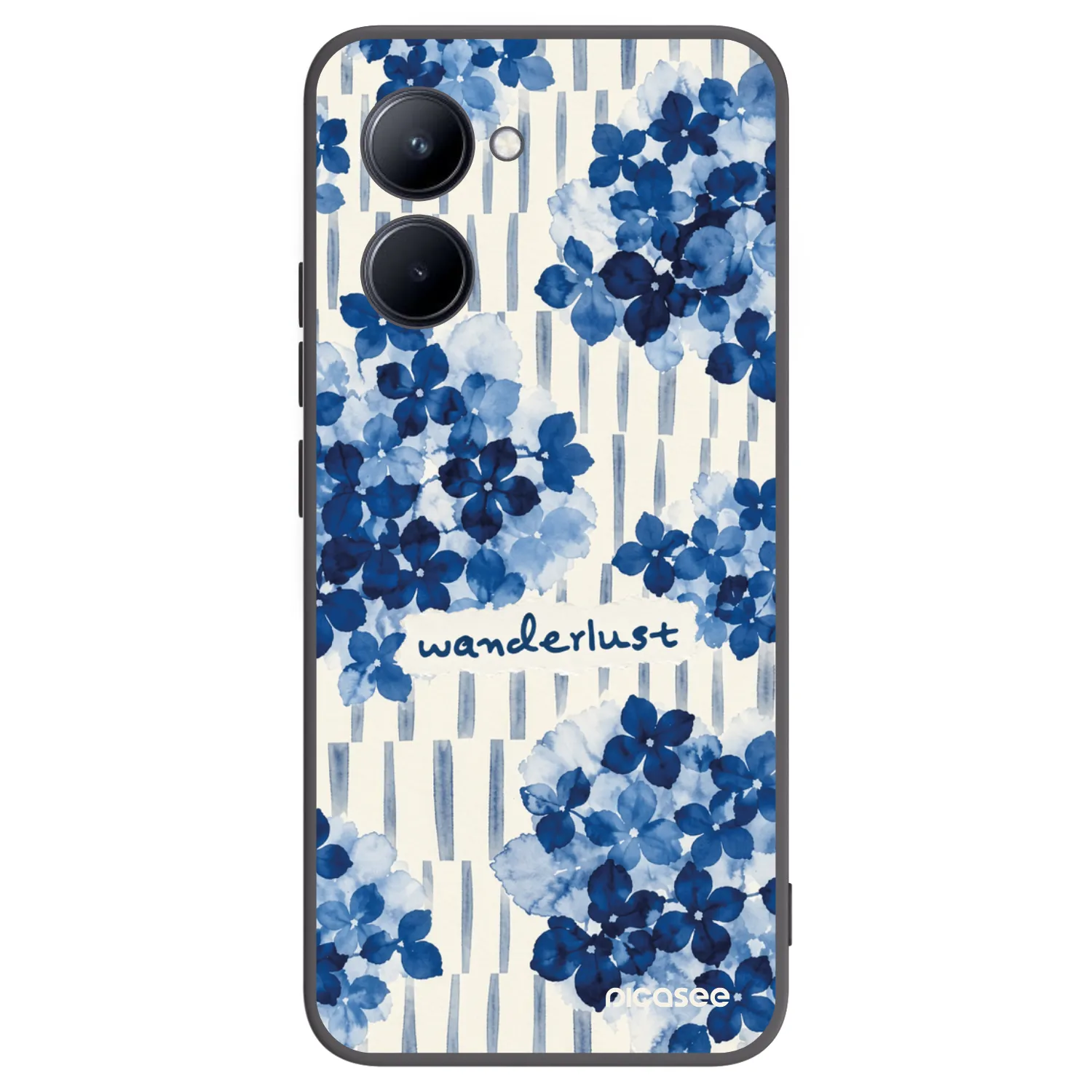 Picasee Realme C33 (2023) Hülle - Schwarzes Silikon - Azorea