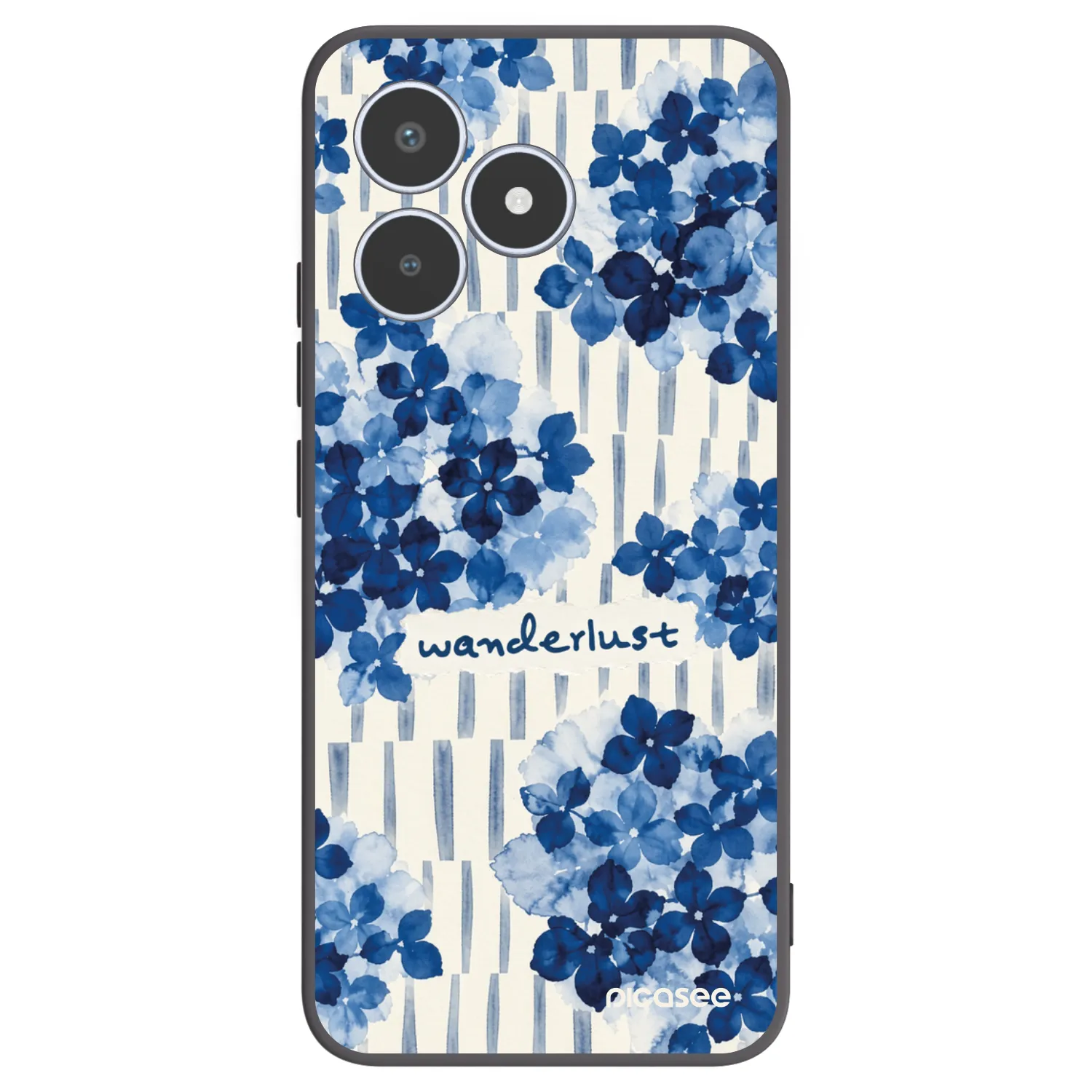 Picasee Realme C53 Hülle - Schwarzes Silikon - Azorea
