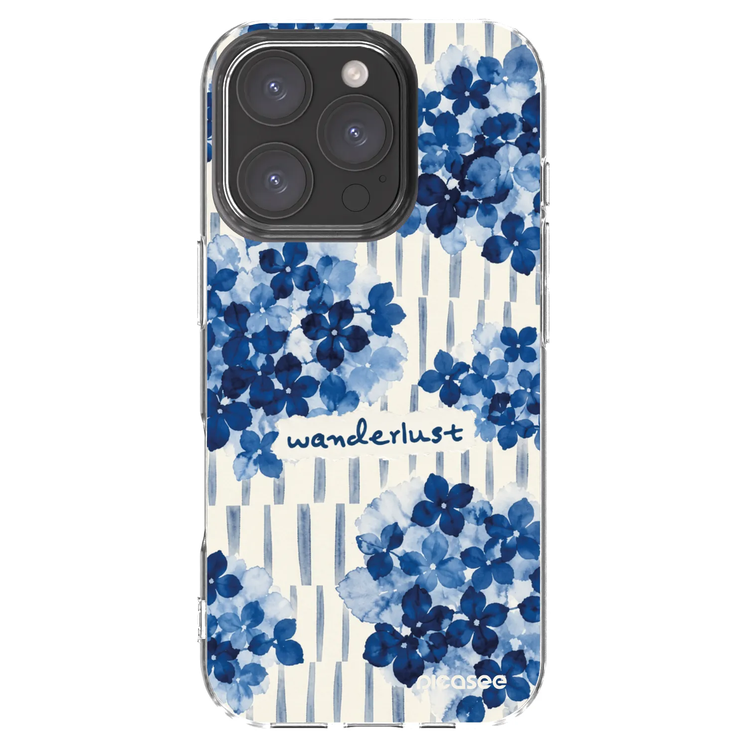 Picasee Apple iPhone 16 Pro Hülle - Transparentes Silikon - Azorea