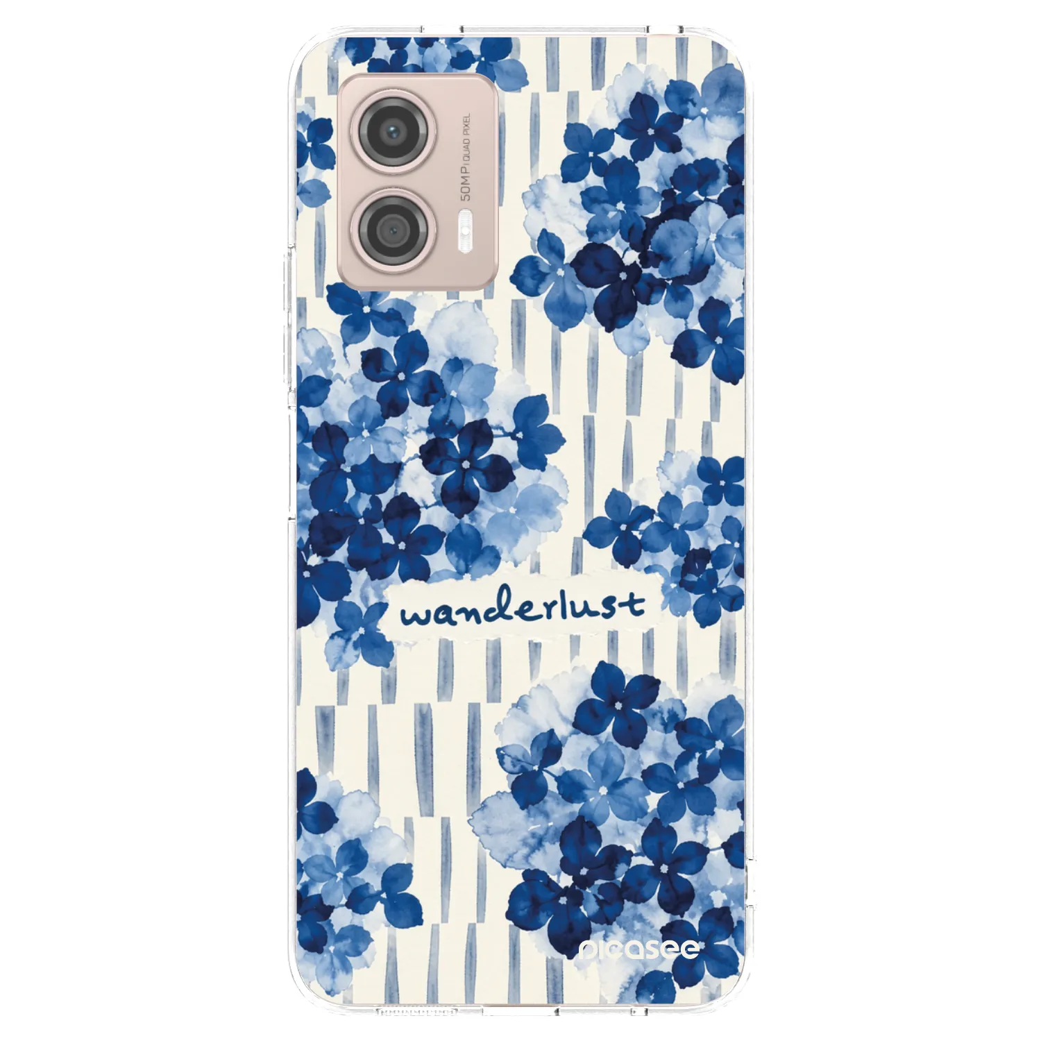 Picasee Motorola Moto G53 5G Hülle - Transparentes Silikon - Azorea
