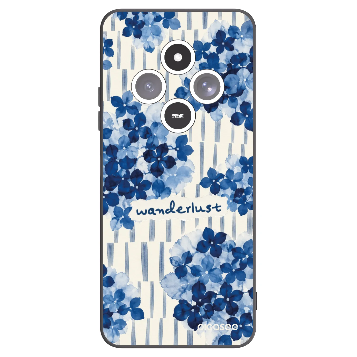 Picasee Xiaomi Redmi 14C Hülle - Schwarzes Silikon - Azorea