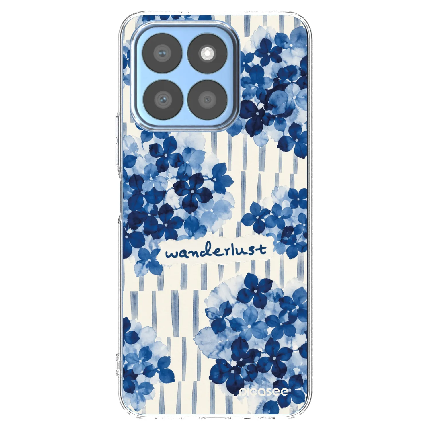 Picasee Honor X8c Hülle - Transparentes Silikon - Azorea
