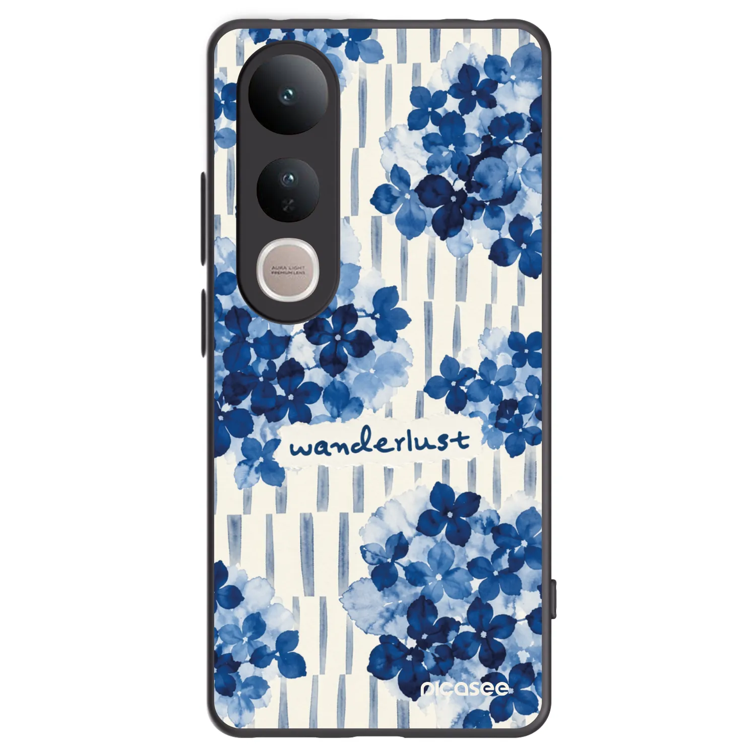 Picasee Vivo V50 Lite 5G Hülle - Schwarzes Silikon - Azorea