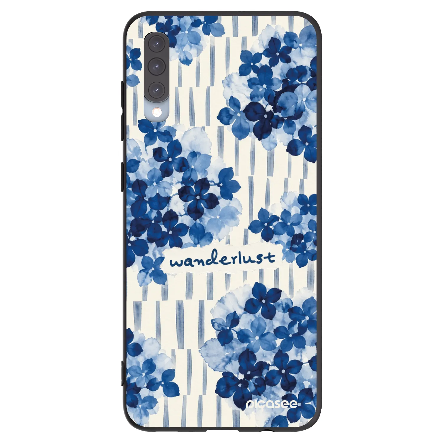 Picasee Samsung Galaxy A70 A705F Hülle - Schwarzes Silikon - Azorea