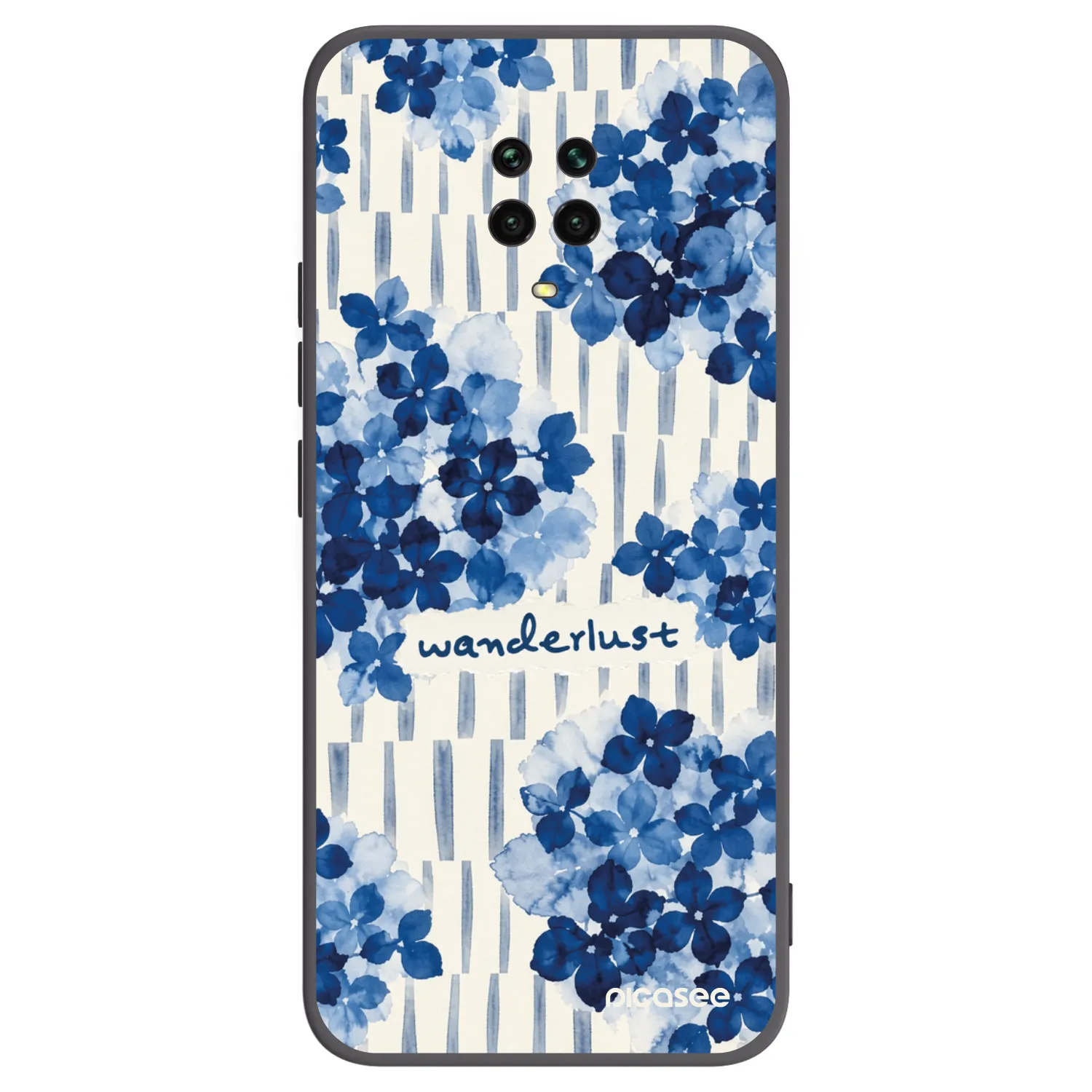 Picasee Xiaomi Redmi Note 9S Hülle - Schwarzes Silikon - Azorea