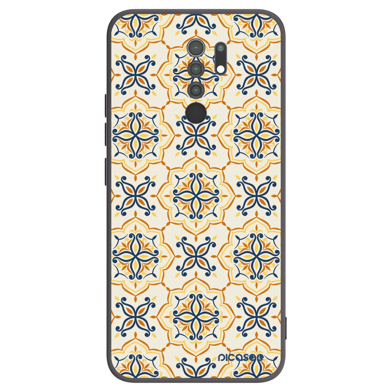 Picasee Xiaomi Redmi 9 Hülle - Schwarzes Silikon - Majolica