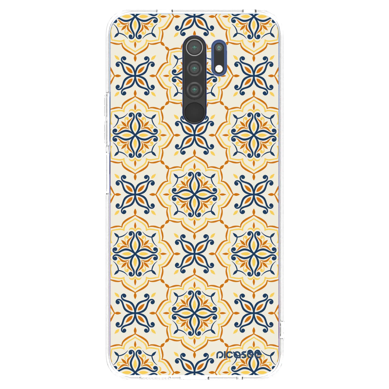 Picasee Xiaomi Redmi 9 Hülle - Transparentes Silikon - Majolica