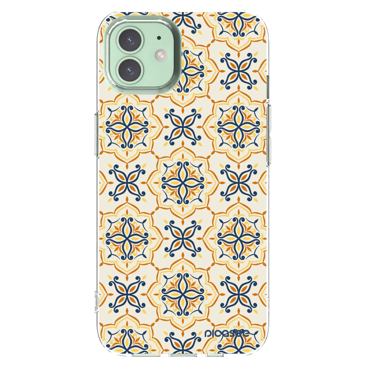 Picasee Apple iPhone 12 Pro Hülle - Transparentes Silikon - Majolica