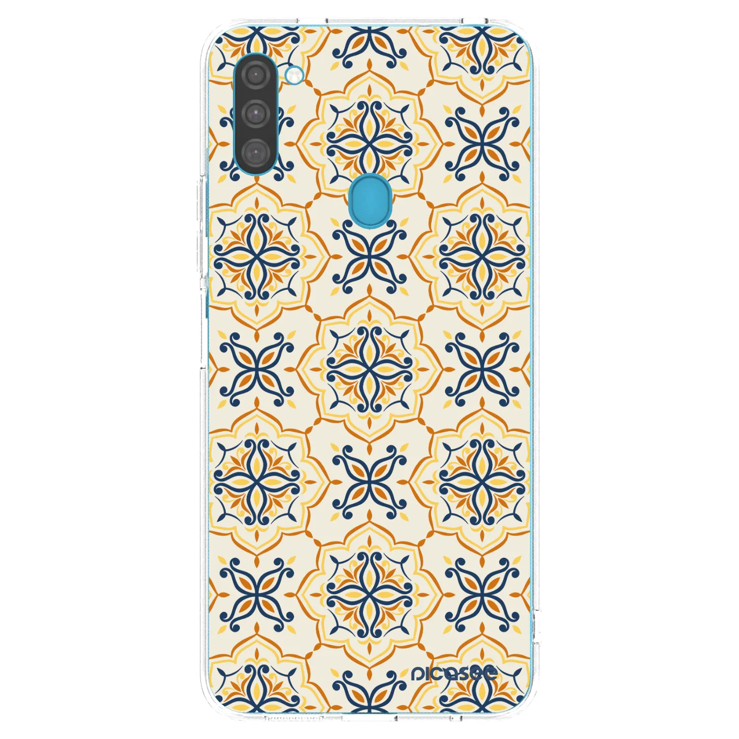 Picasee Samsung Galaxy M11 Hülle - Transparentes Silikon - Majolica