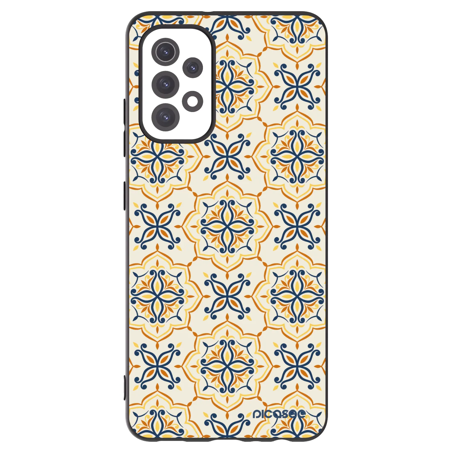 Picasee Samsung Galaxy A32 5G A326B Hülle - Schwarzes Silikon - Majolica