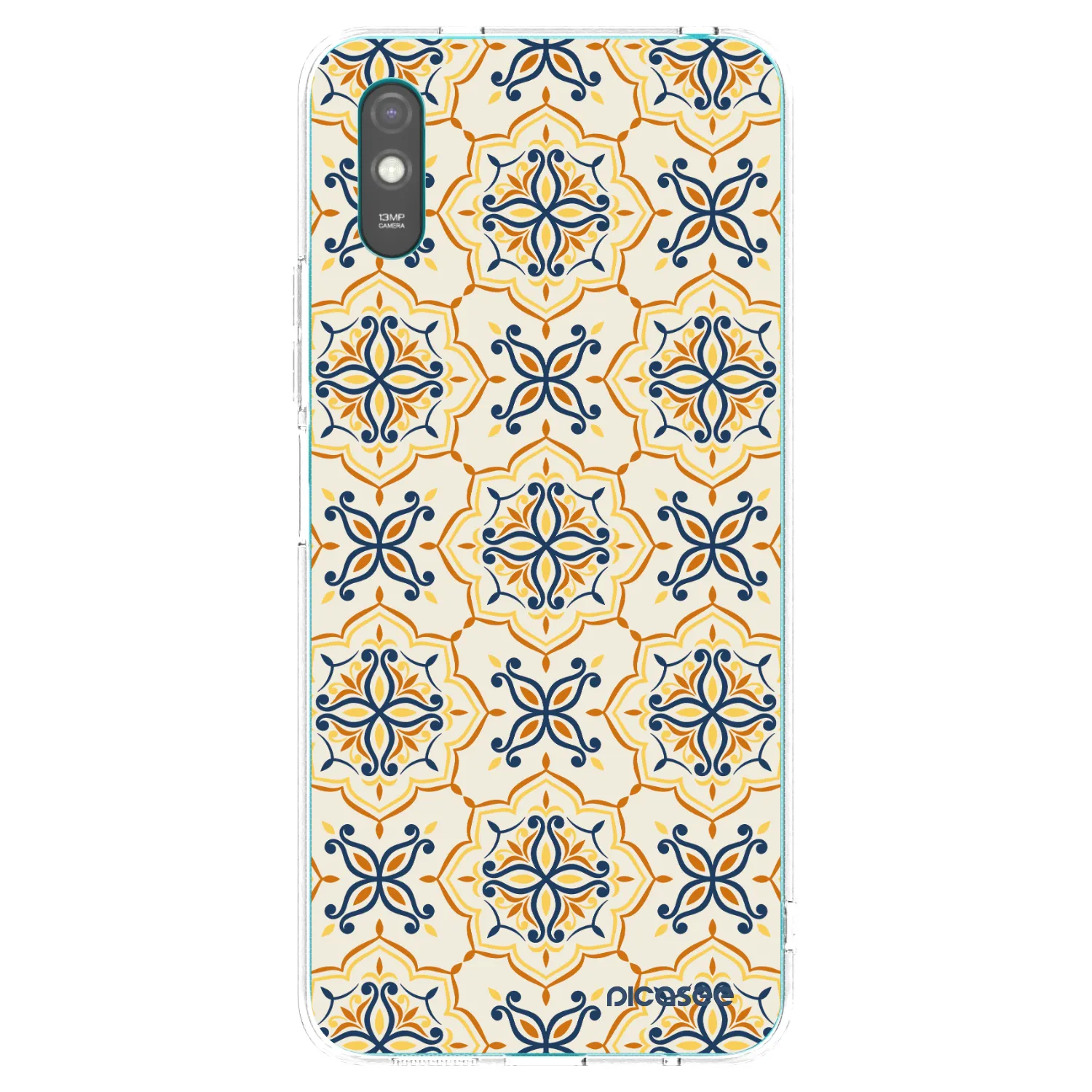 Picasee Xiaomi Redmi 9AT Hülle - Transparentes Silikon - Majolica