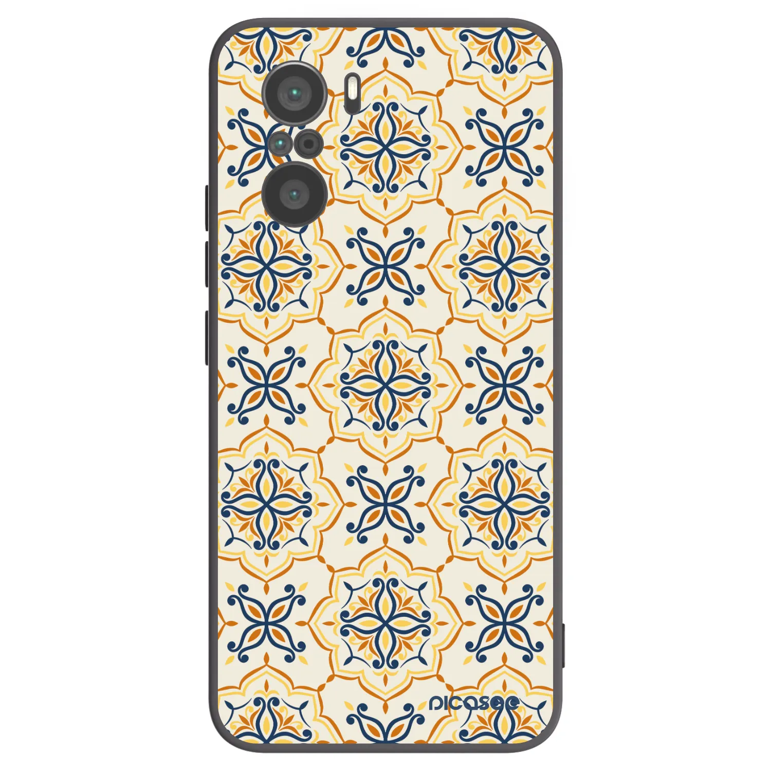 Picasee Xiaomi Poco F3 Hülle - Schwarzes Silikon - Majolica