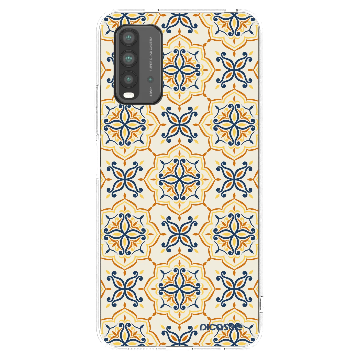 Picasee Xiaomi Redmi 9T Hülle - Transparentes Silikon - Majolica
