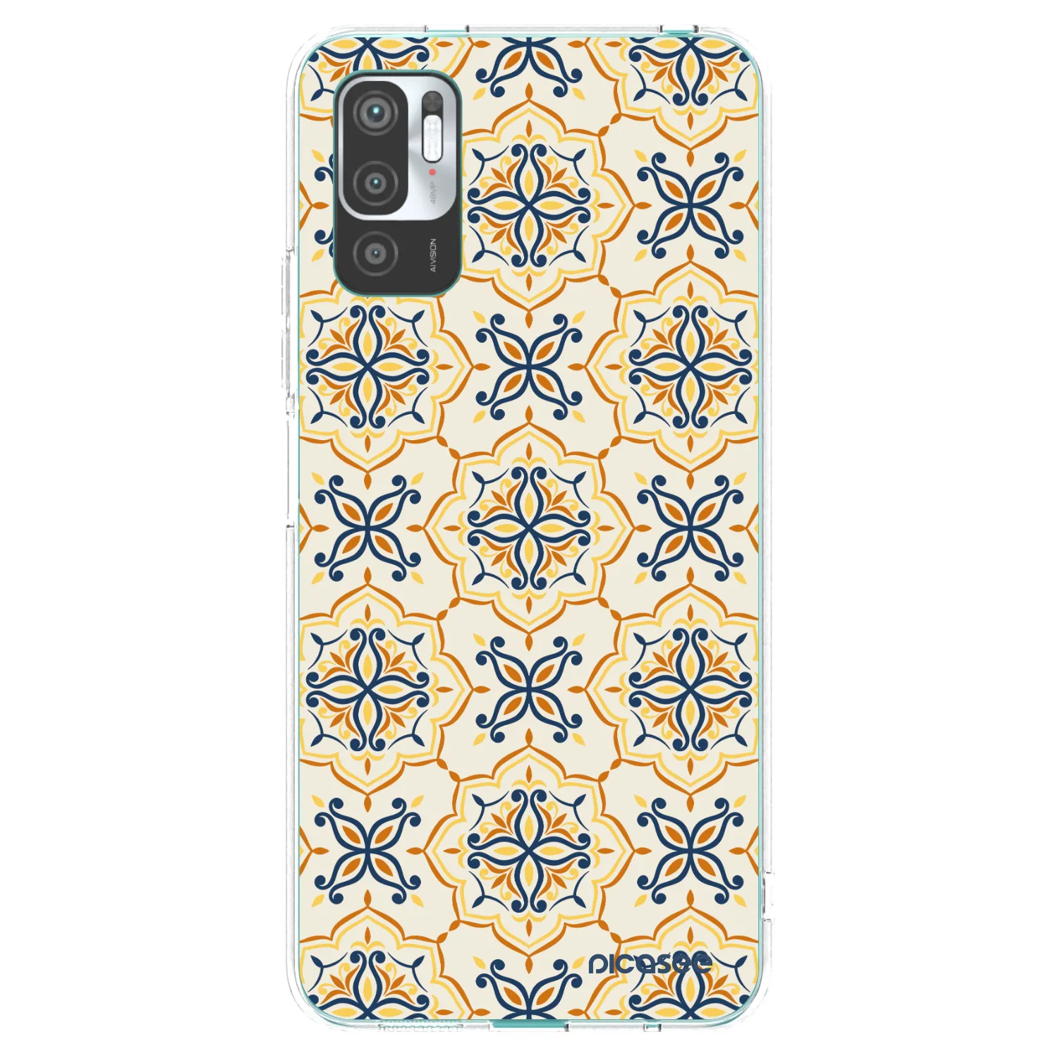 Picasee Xiaomi Redmi Note 10 5G Hülle - Transparentes Silikon - Majolica