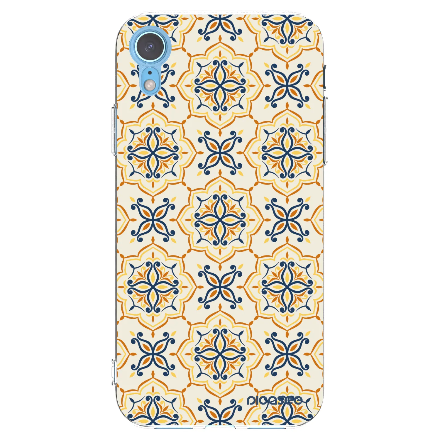 Picasee Apple iPhone XR Hülle - Transparentes Silikon - Majolica