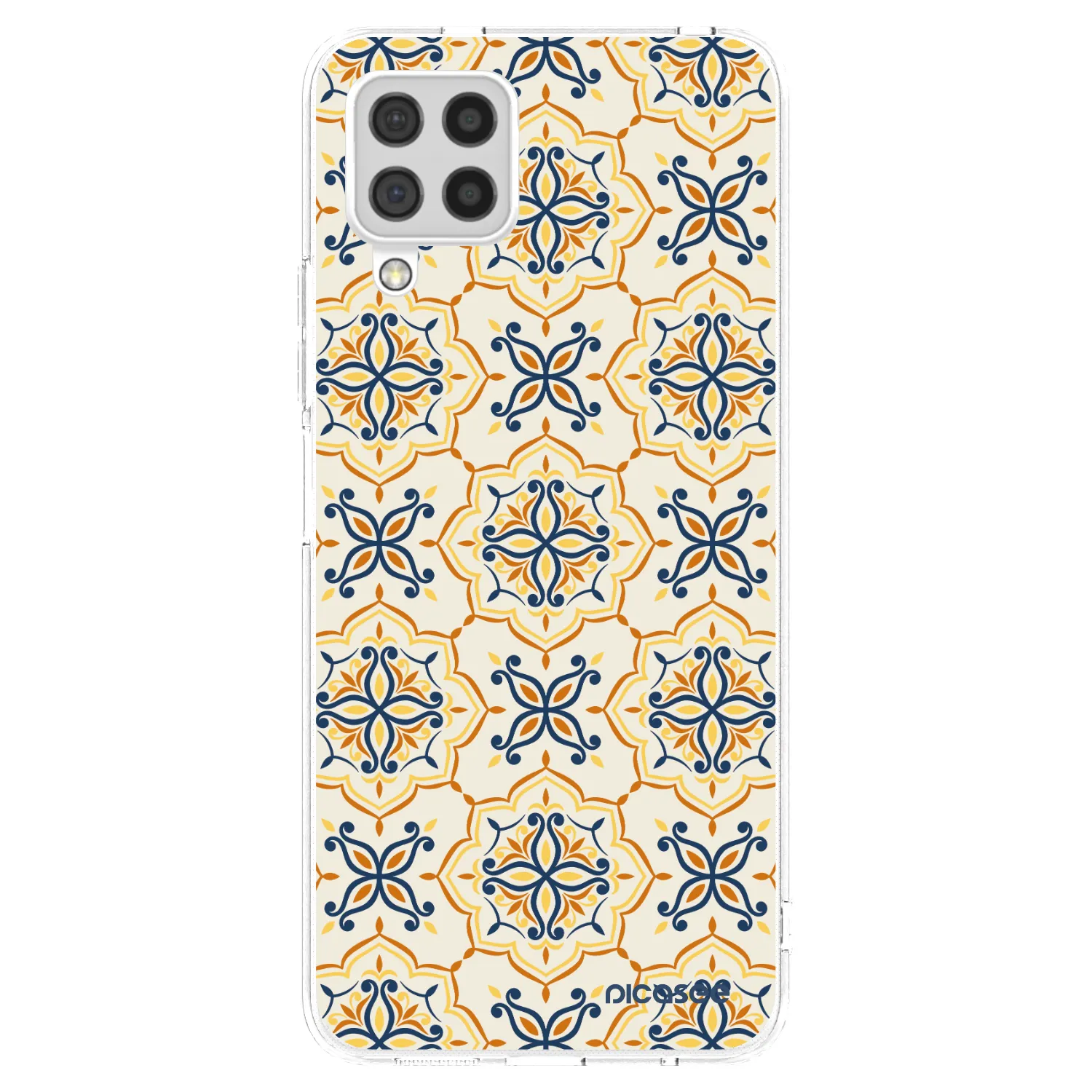 Picasee Samsung Galaxy A22 A225F 4G Hülle - Transparentes Silikon - Majolica