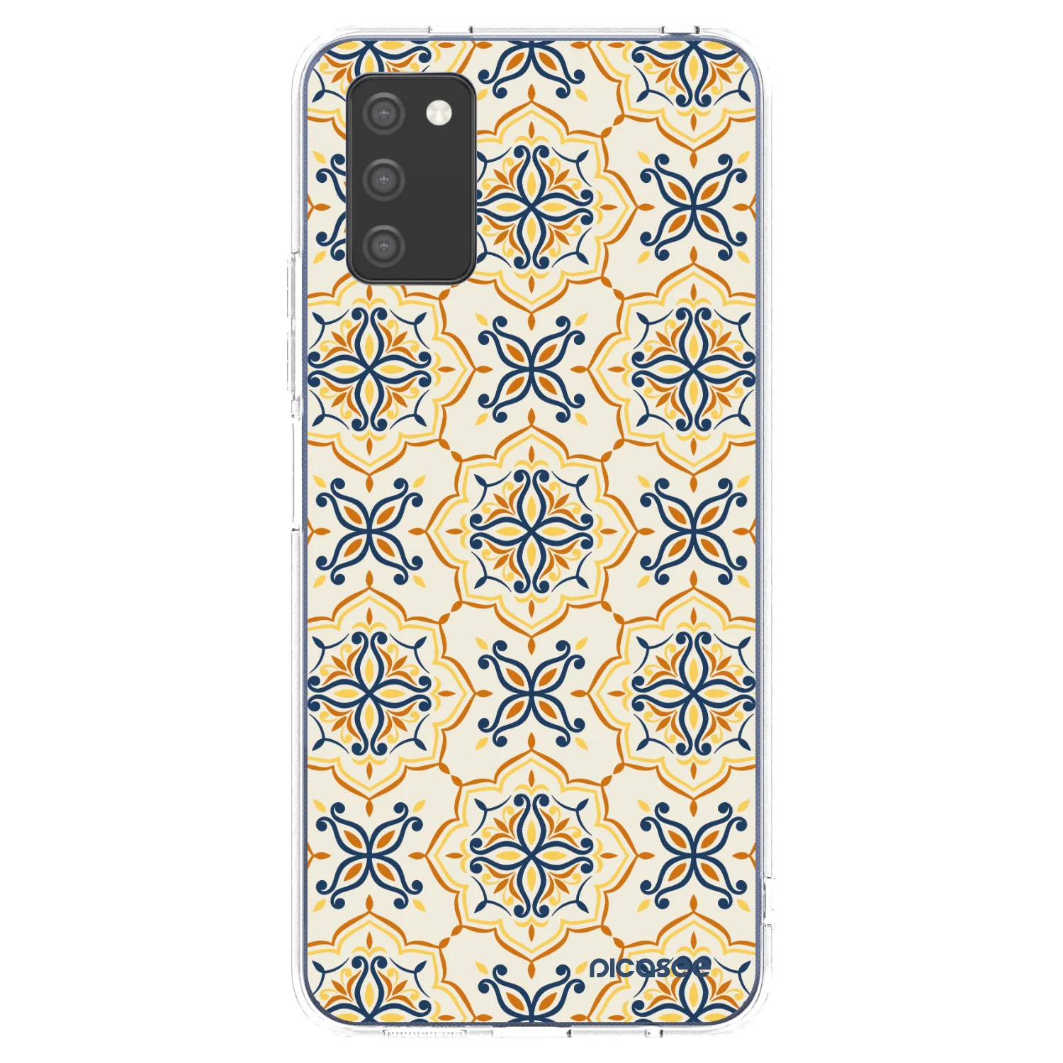 Picasee Samsung Galaxy A03s A037G Hülle - Transparentes Silikon - Majolica