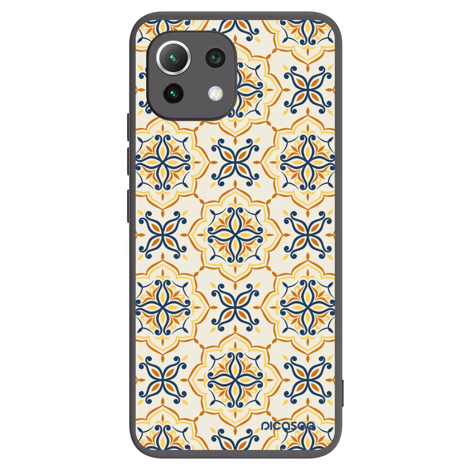 Picasee Xiaomi 11 Lite 5G NE Hülle - Schwarzes Silikon - Majolica