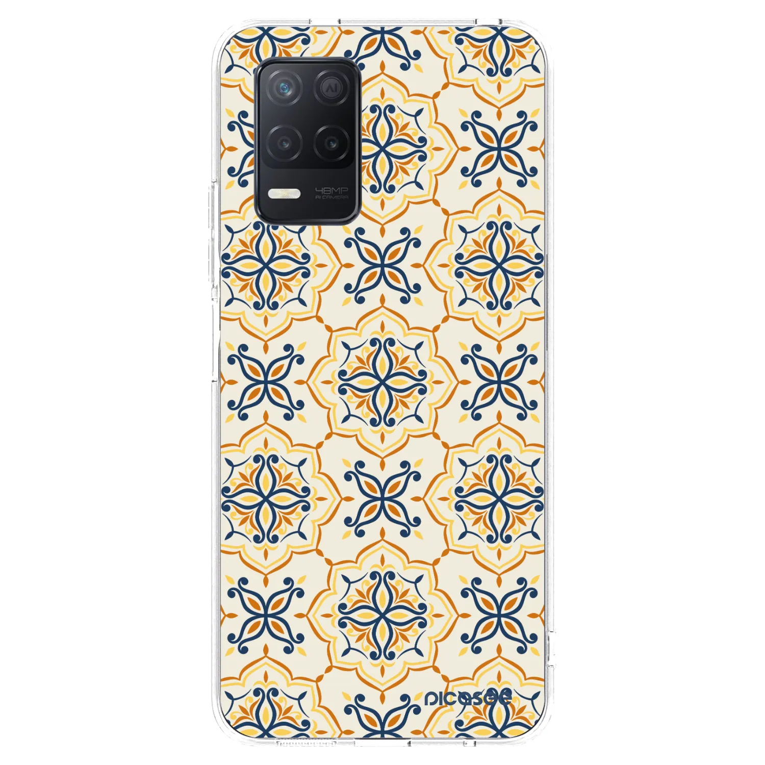 Picasee Realme 8 5G Hülle - Transparentes Silikon - Majolica