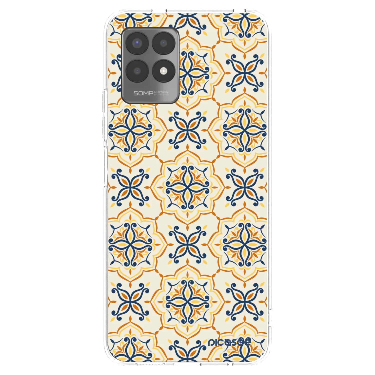 Picasee Realme 8i Hülle - Transparentes Silikon - Majolica