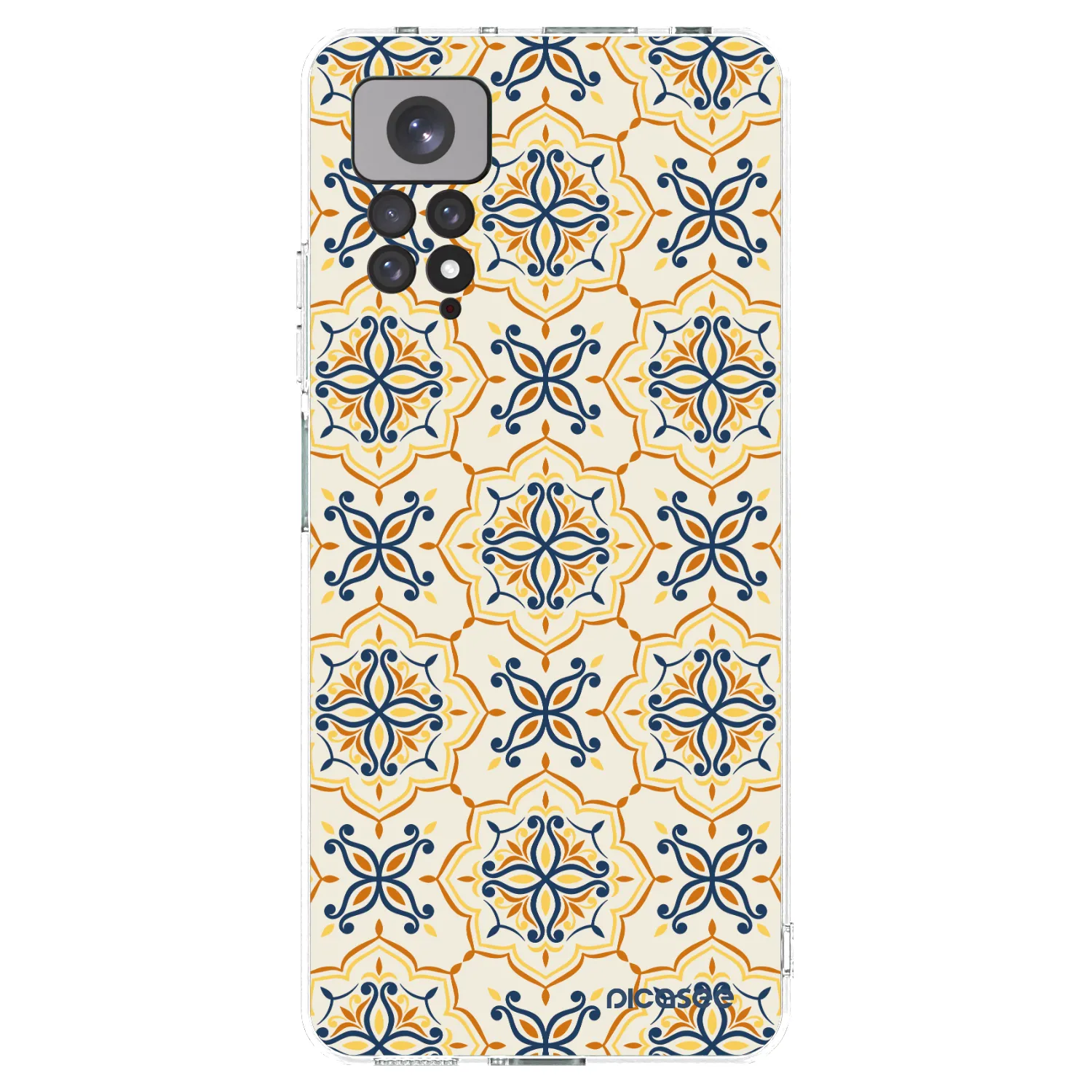 Picasee Xiaomi Redmi Note 11 Hülle - Transparentes Silikon - Majolica