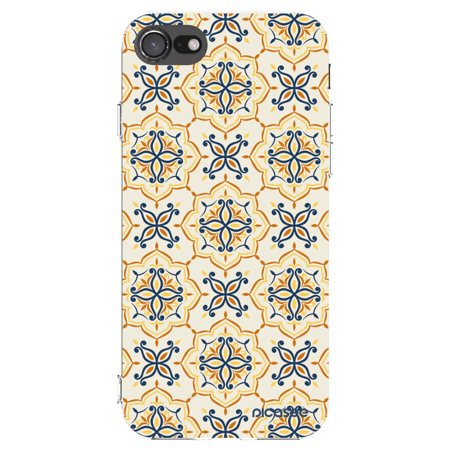 Picasee Apple iPhone SE 2022 Hülle - Transparentes Silikon - Majolica