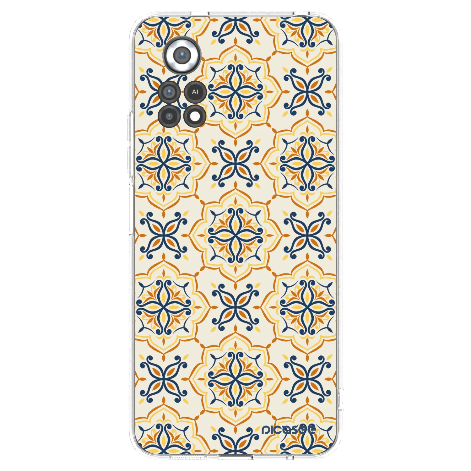 Picasee Xiaomi Poco X4 Pro 5G Hülle - Transparentes Silikon - Majolica