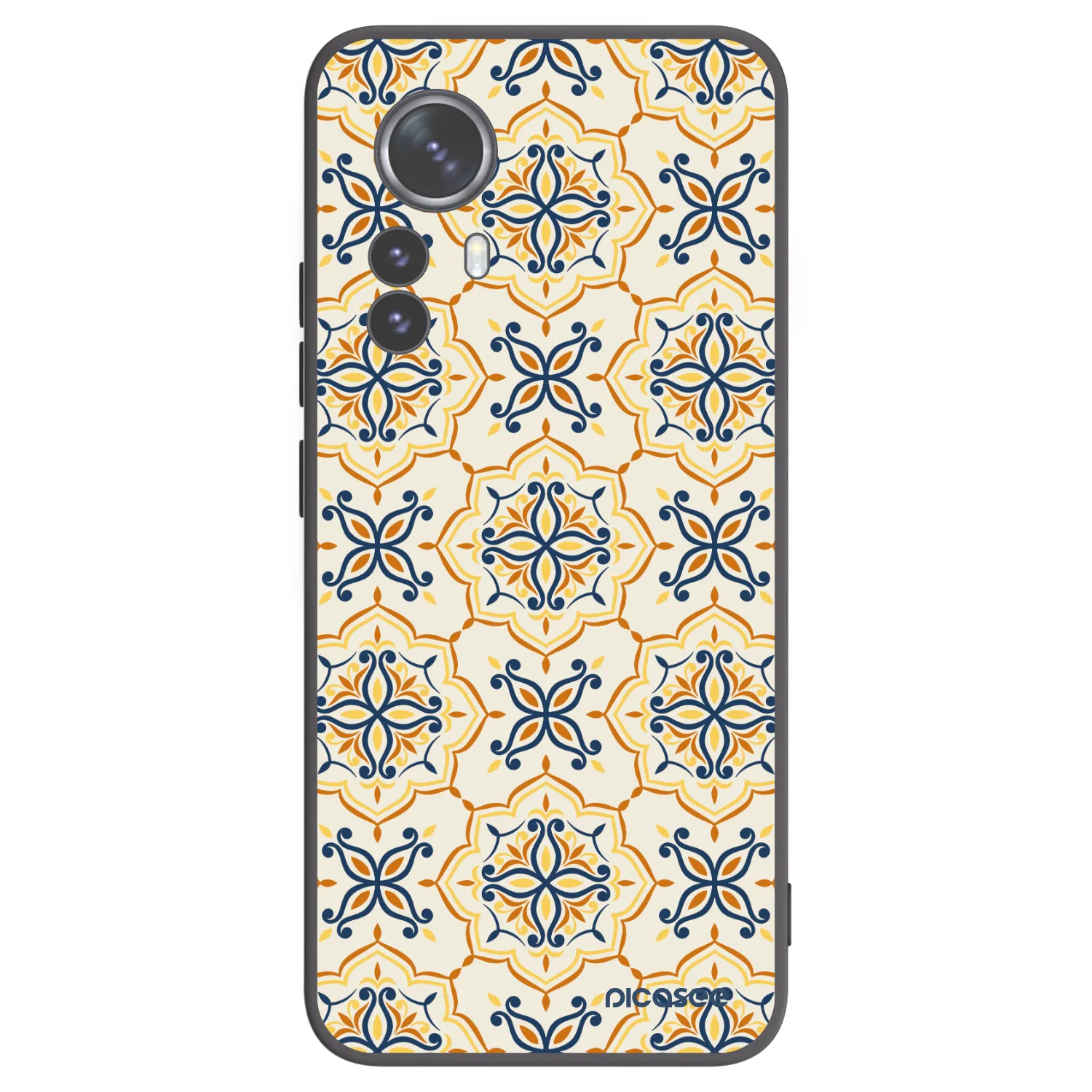 Picasee Xiaomi 12 Pro Hülle - Schwarzes Silikon - Majolica