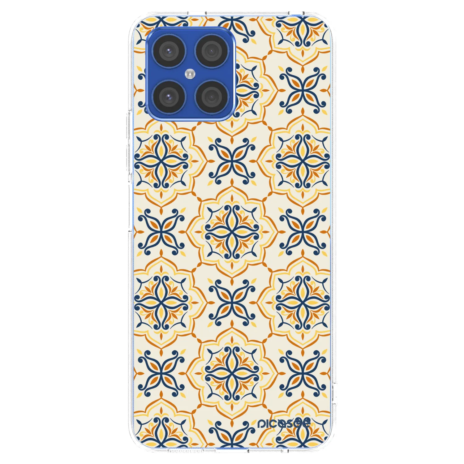 Picasee Honor X8 4G Hülle - Transparentes Silikon - Majolica