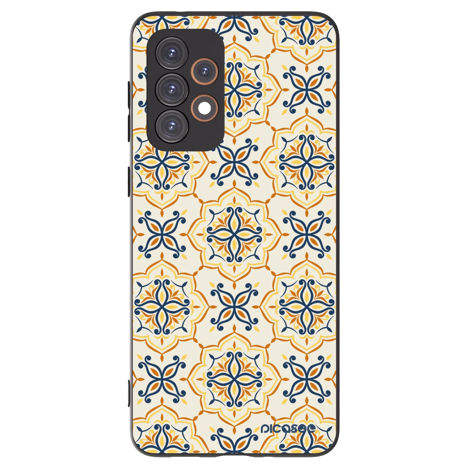 Picasee Samsung Galaxy A33 5G A336 Hülle - Schwarzes Silikon - Majolica