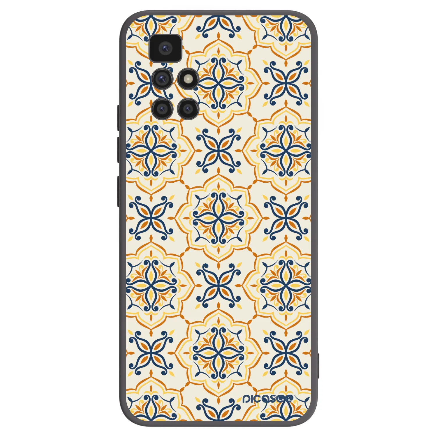 Picasee Xiaomi Redmi 10 (2022) Hülle - Schwarzes Silikon - Majolica