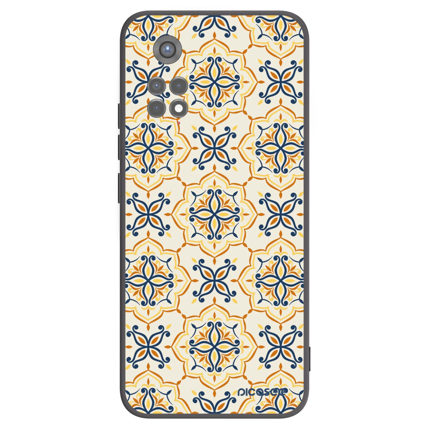Picasee Xiaomi Redmi Note 11S 5G Hülle - Schwarzes Silikon - Majolica
