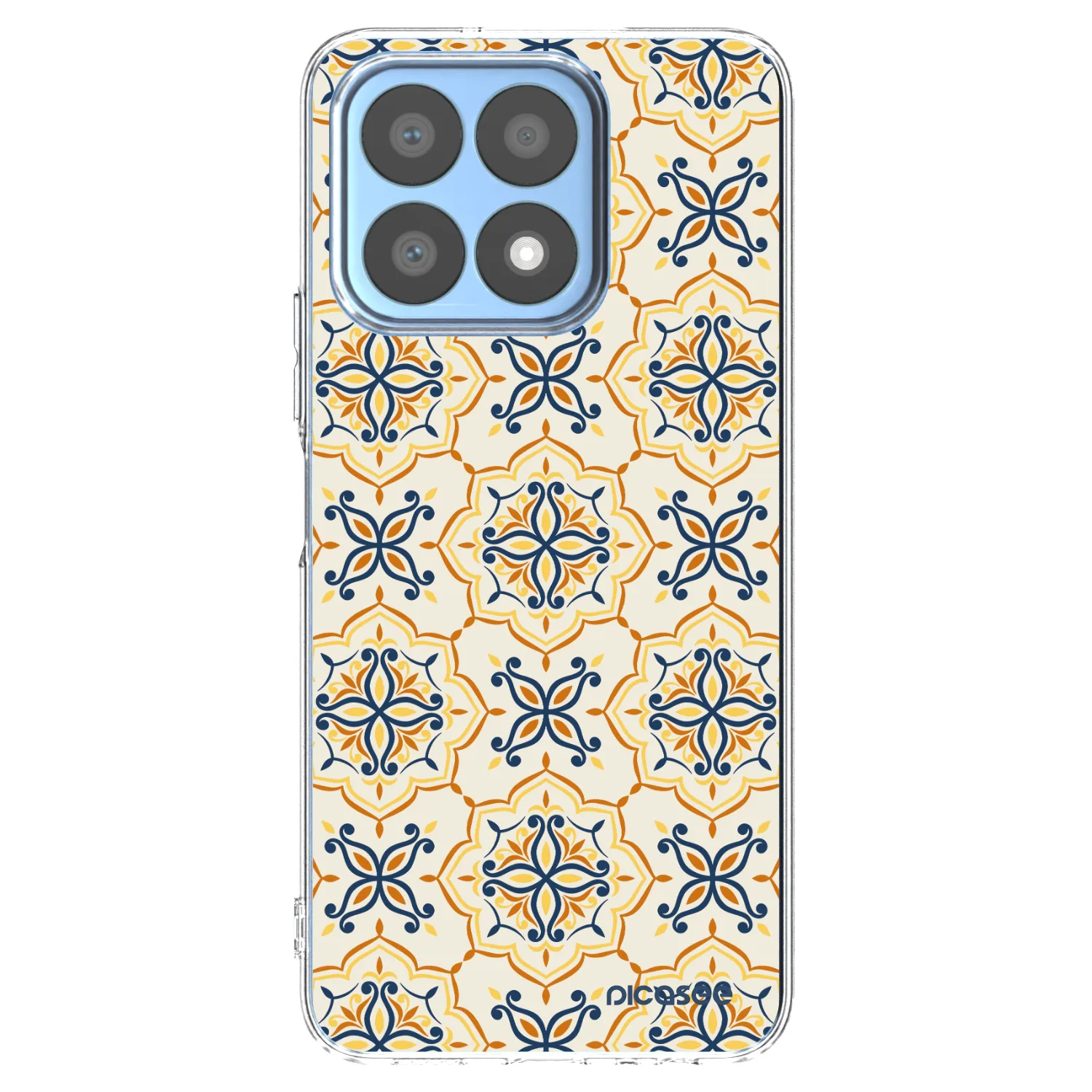 Picasee Honor X8a Hülle - Transparentes Silikon - Majolica