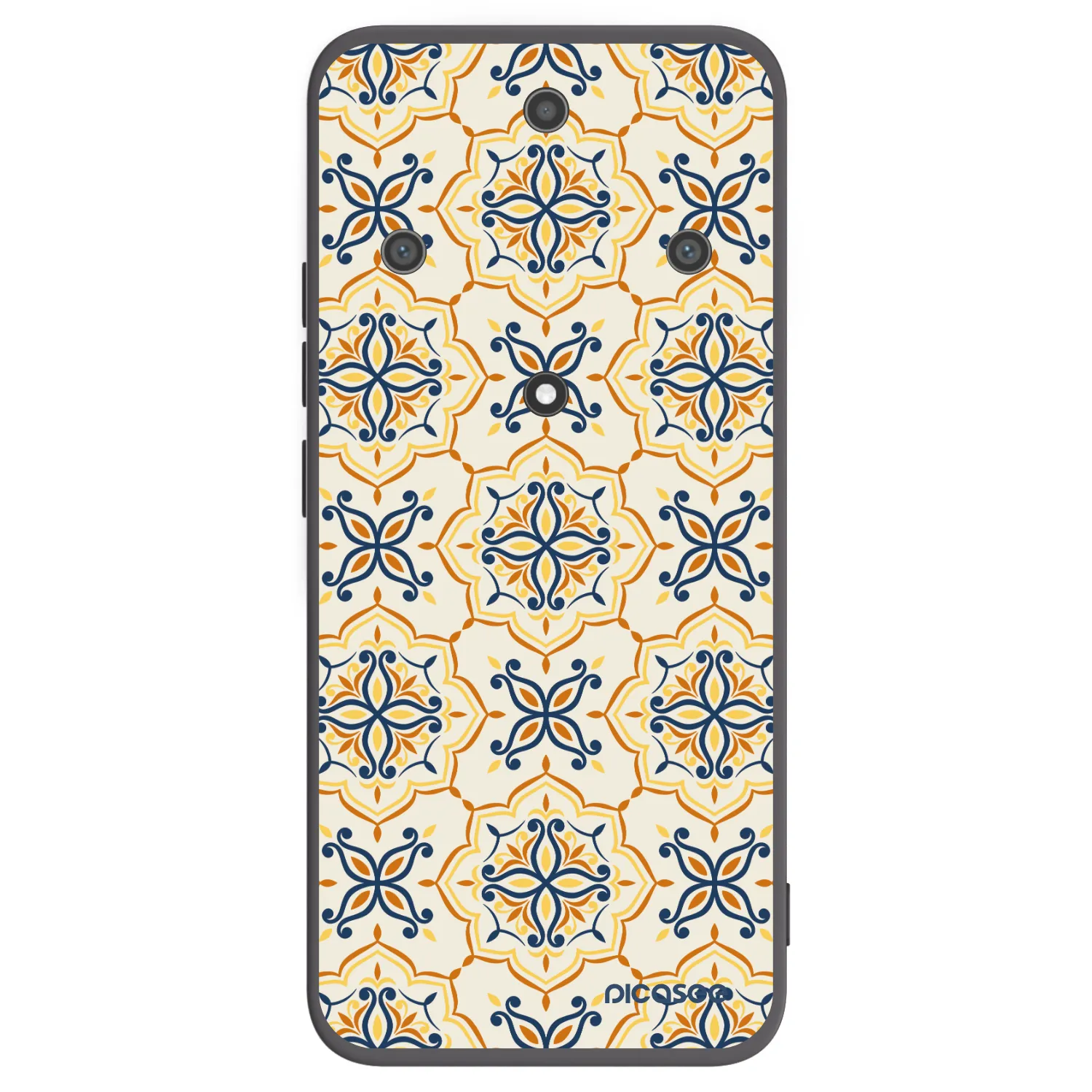 Picasee Honor Magic5 Lite 5G Hülle - Schwarzes Silikon - Majolica
