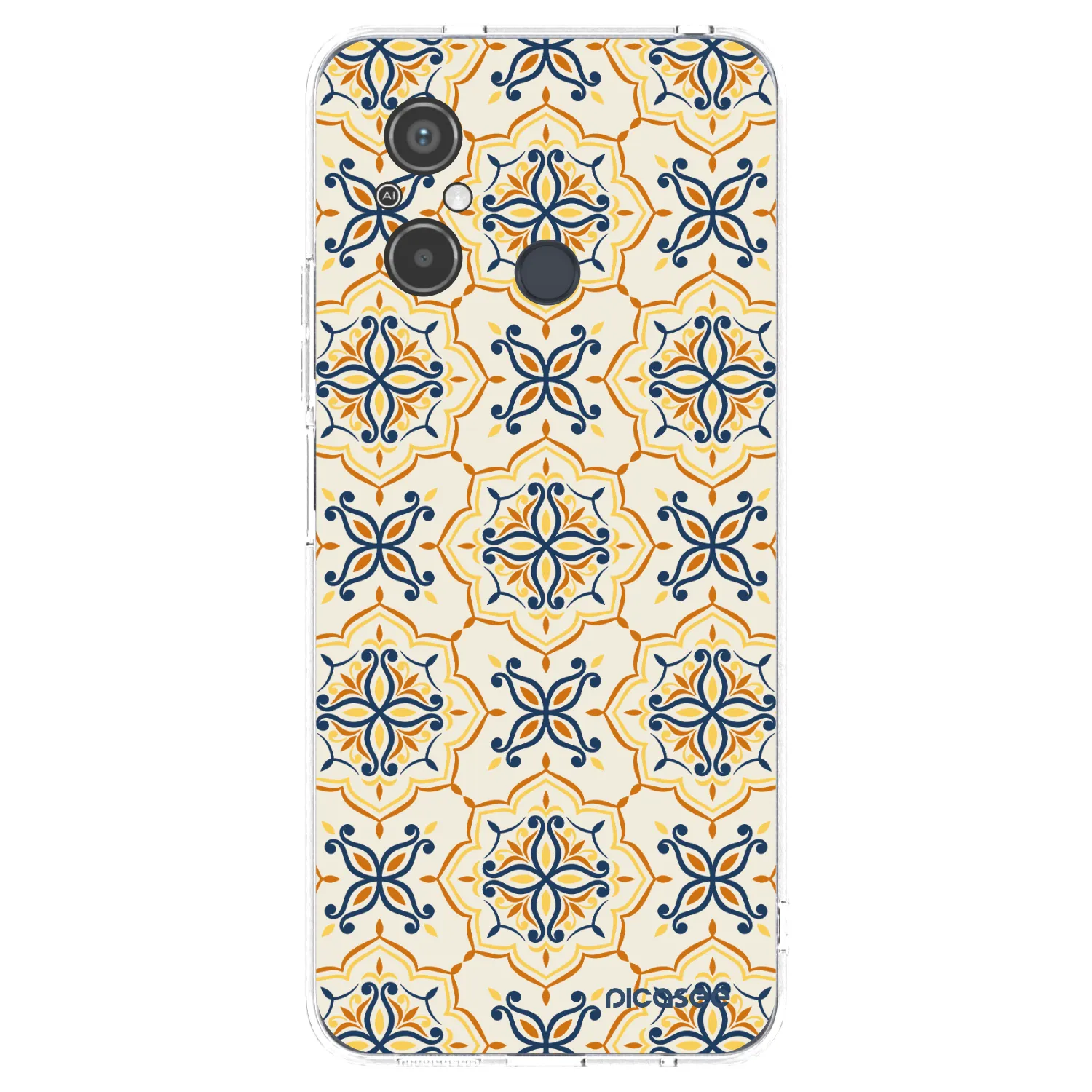 Picasee Xiaomi Redmi 12C Hülle - Transparentes Silikon - Majolica