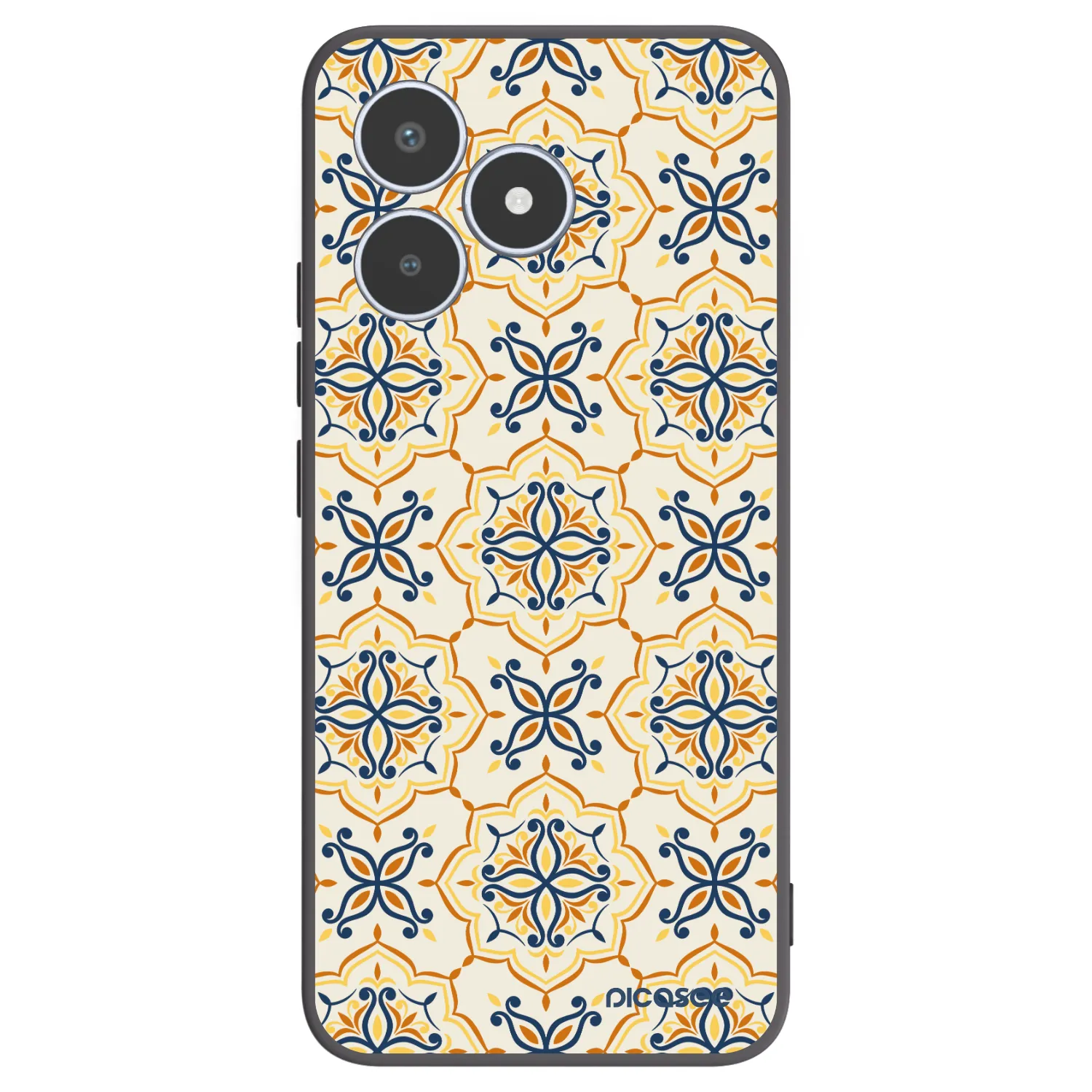 Picasee Realme C53 Hülle - Schwarzes Silikon - Majolica