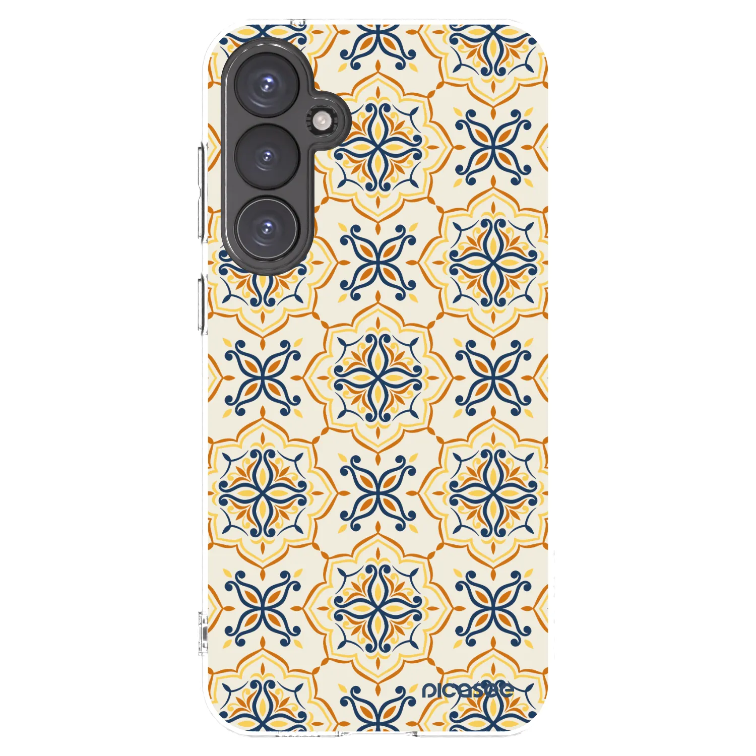 Picasee Samsung Galaxy S23 FE S711B Hülle - Transparentes Silikon - Majolica