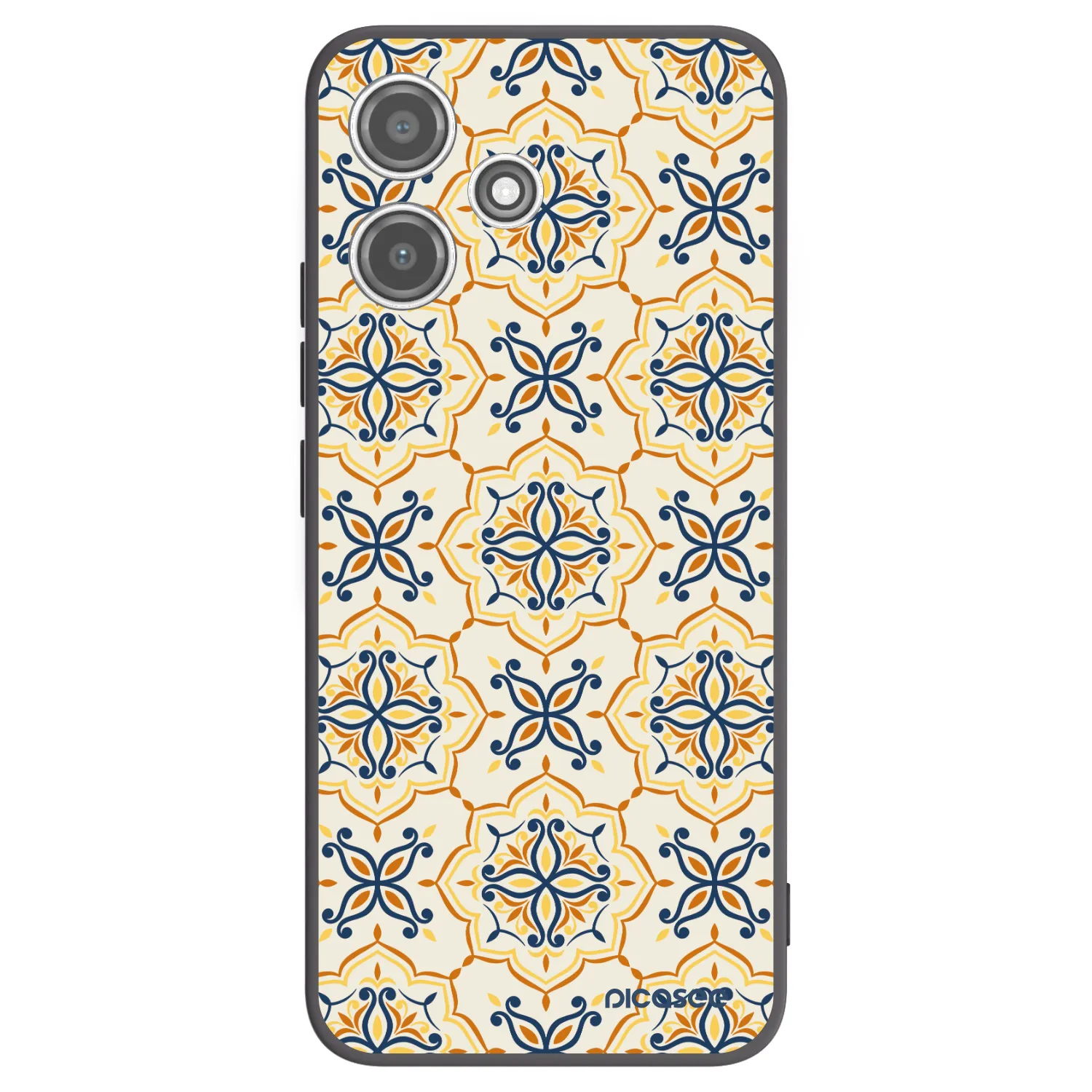 Picasee Xiaomi Redmi 12 5G Hülle - Schwarzes Silikon - Majolica