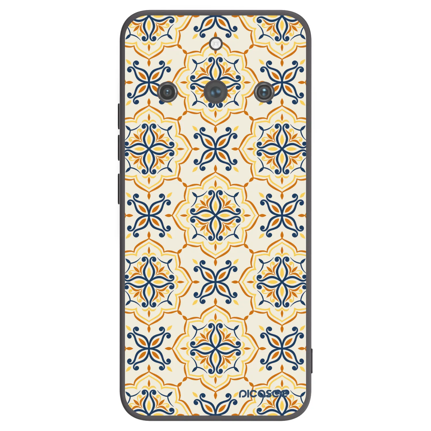 Picasee Realme 11 Pro+ Hülle - Schwarzes Silikon - Majolica
