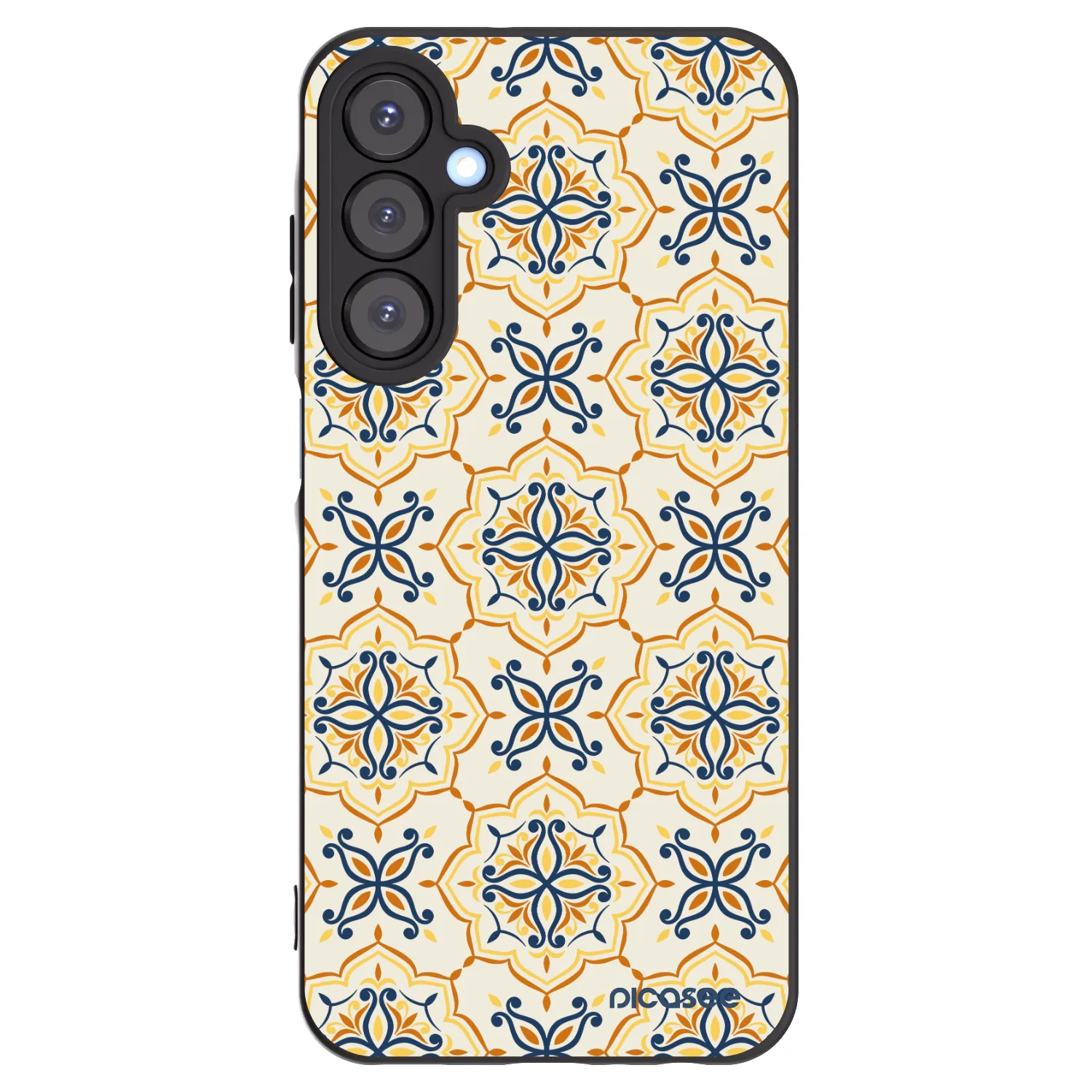 Picasee Samsung Galaxy A25 A256B 5G Hülle - Schwarzes Silikon - Majolica