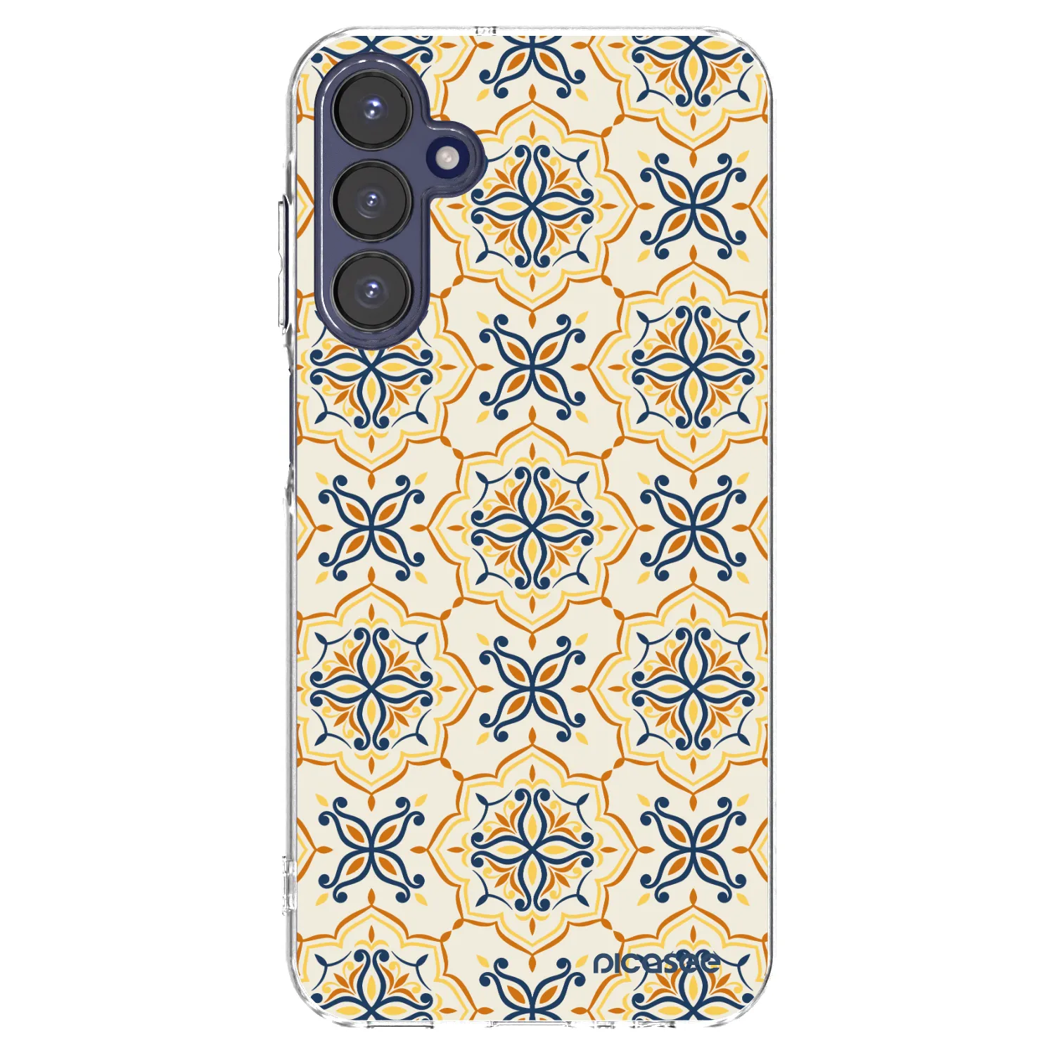 Picasee Samsung Galaxy A15 A155F 4G Hülle - Transparentes Silikon - Majolica