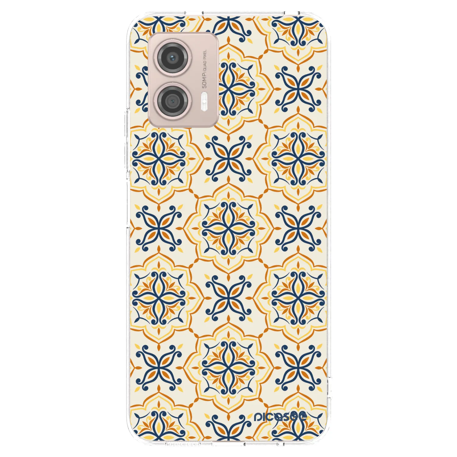 Picasee Motorola Moto G53 5G Hülle - Transparentes Silikon - Majolica