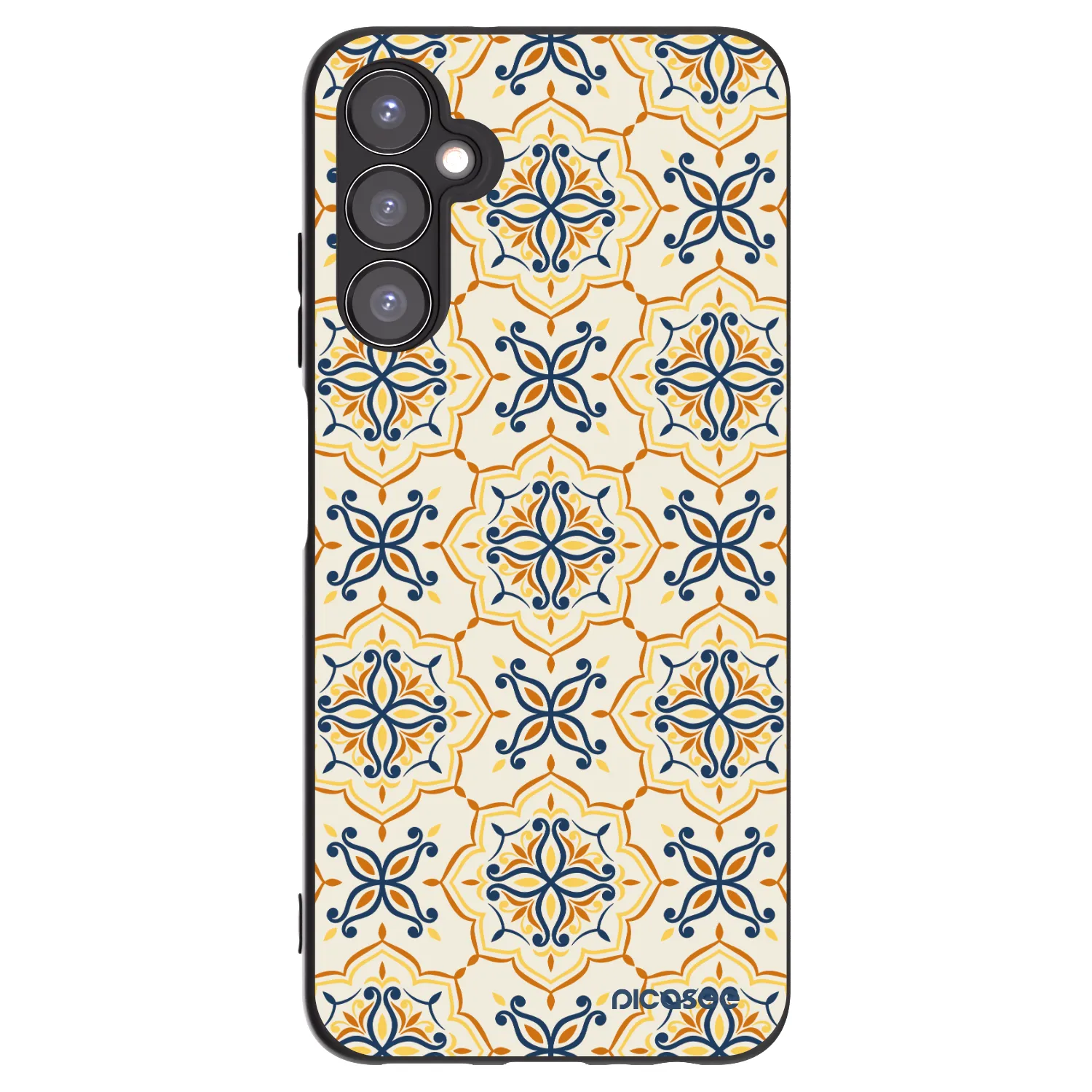 Picasee Samsung Galaxy A05s A057G Hülle - Schwarzes Silikon - Majolica