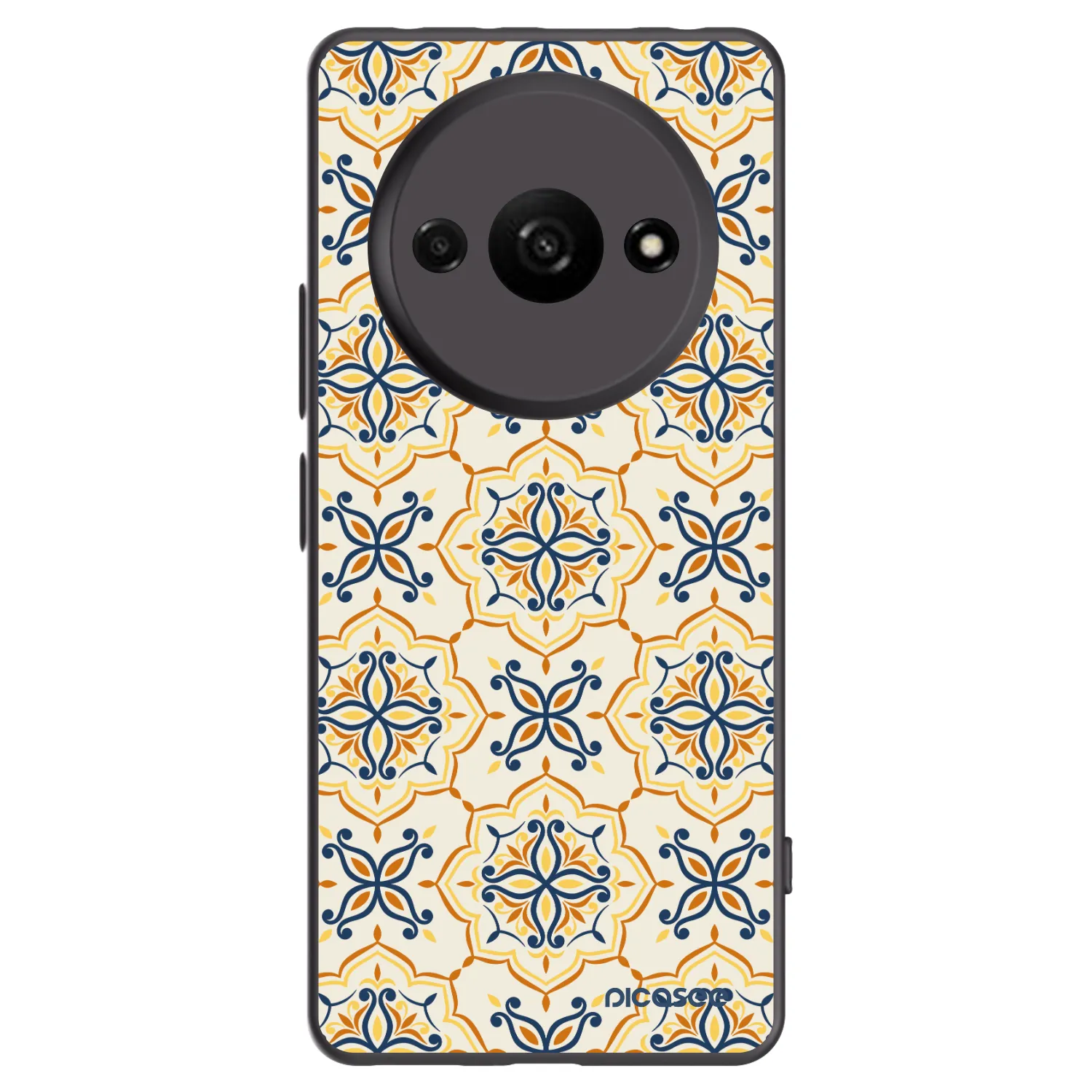 Picasee Xiaomi Redmi A3 Hülle - Schwarzes Silikon - Majolica