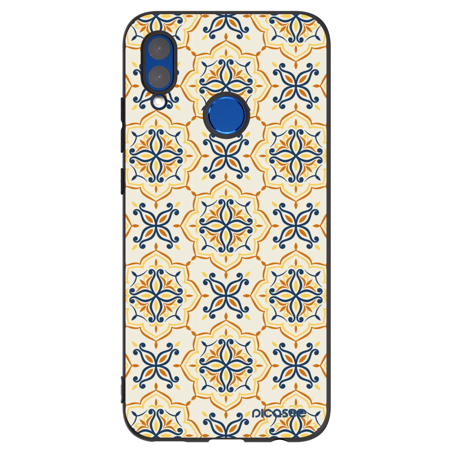 Picasee Huawei P Smart 2019 Hülle - Schwarzes Silikon - Majolica