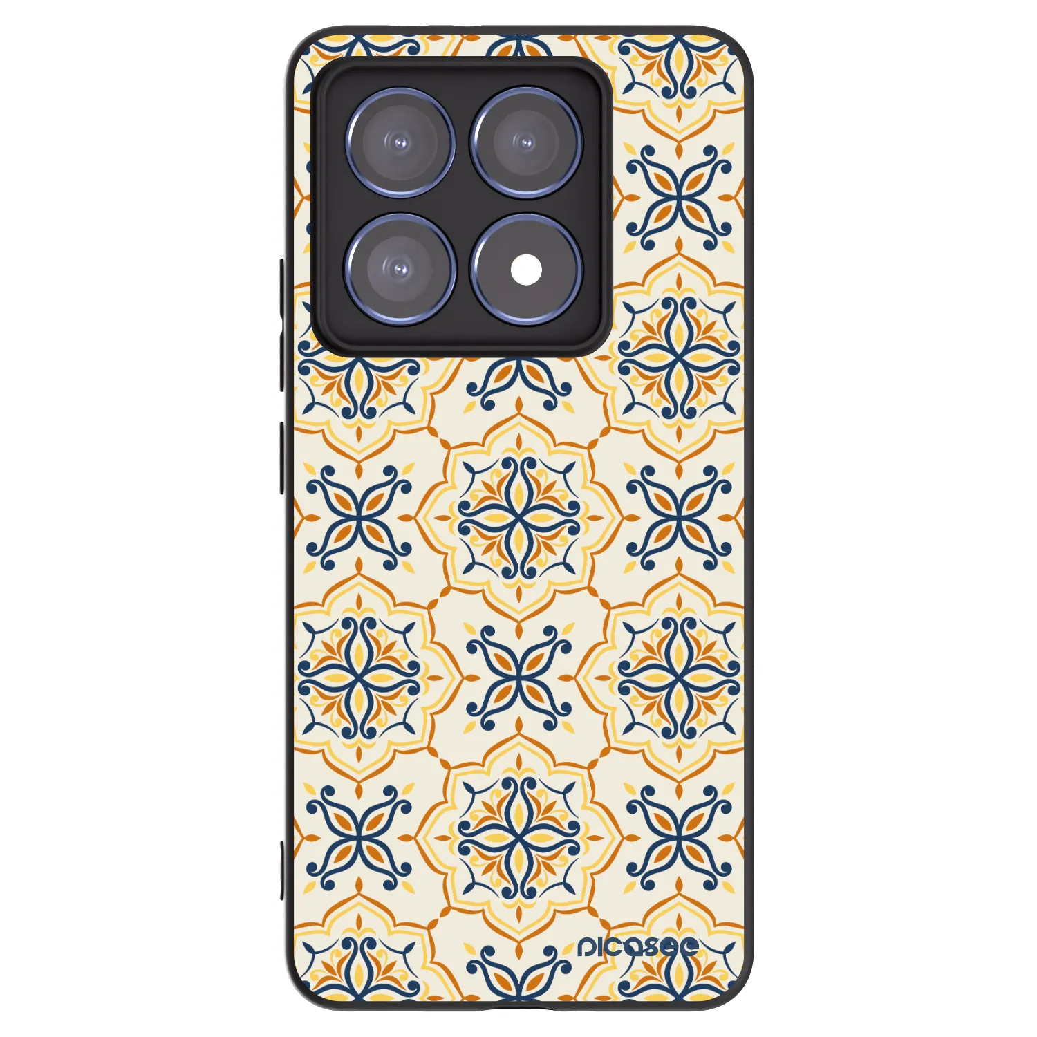 Picasee Xiaomi 14T Pro Hülle - Schwarzes Silikon - Majolica